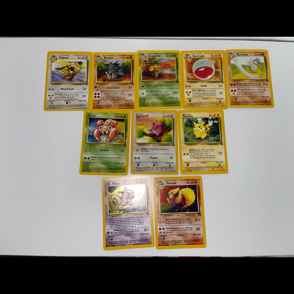 1999 Pokémon Trading cards Lot! W/ 2 Holos